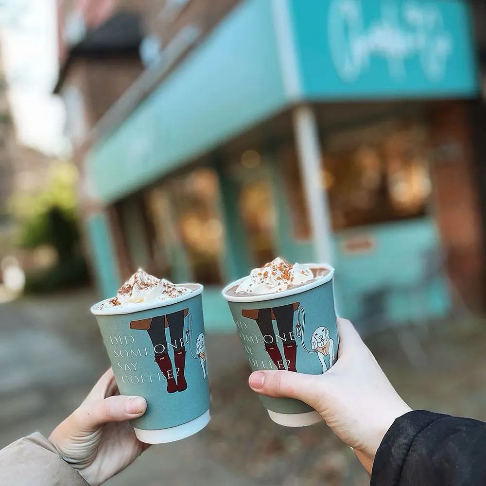 Charlie + Co takeaway coffee